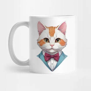 Fancy Cat with Bowtie no.15 Mug